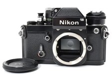 Near MINT w/AS-1 Nikon F2 Photomic Black DP-1 35mm SLR Film Camera From JAPAN
