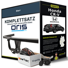 Für HONDA CR-V III Typ RE Anhängerkupplung starr +eSatz 13pol uni 2006-2012 NEU