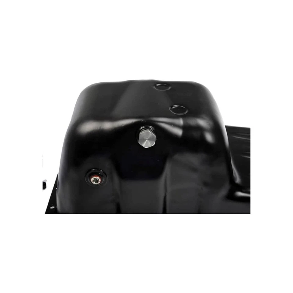 For Kenworth K100E 2001 Engine Oil Pan | Steel Material | 55 qt Capacity | Black - Изображение 3 из 4