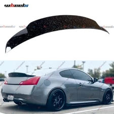 For INFINITI G37 Q60 Coupe 08-13 HighKick Rear Trunk Spoiler Wing Forged Carbon