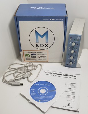 MBOX USB Audio Interface  Digidesign/Avid w/Mac os10  CD-rom