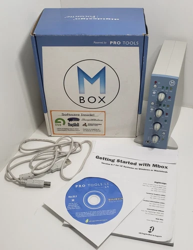 MBOX USB Audio Interface  Digidesign/Avid w/Mac os10  CD-rom
