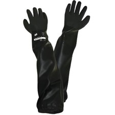 1 Paar Sandstrahlerhandschuhe 70cm Strahlhand...