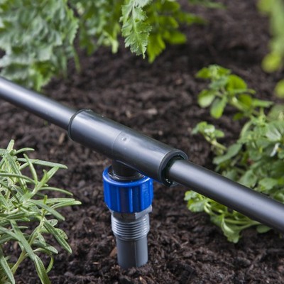 Raindrip R337CT Plastic Blue 60 PSI Drip Irrigation Compression Tee 3/4 in.