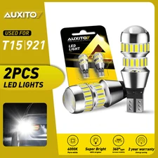 AUXITO 921 912 LED Reverse Backup Light Bulb 3600LM 6000K Super Bright T15 New