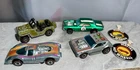 Vintage Hot Wheels Redline Cars Lot Of 4 And 2 Buttons