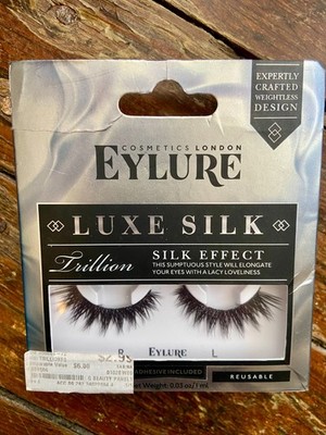 Eylure London Luxe Silk Trillion Silk Effect Faux Eyelashes Adhesive Included