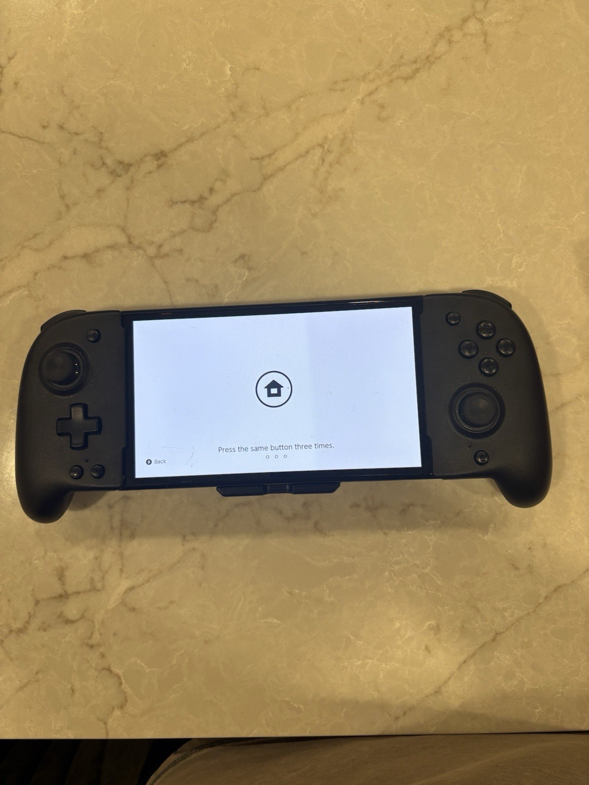 ⁠Nintendo Switch OLED Model Console Black w/ JC200 Handheld Grip - Bundle Only⁠