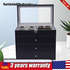 24 Slots Glasses Storage Display Case Organizer Box For Sunglasses Eyeglass Gift