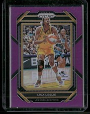 Lisa Leslie 078/149 2023-24 Panini Prizm WNBA Purple Los Angeles Sparks #114