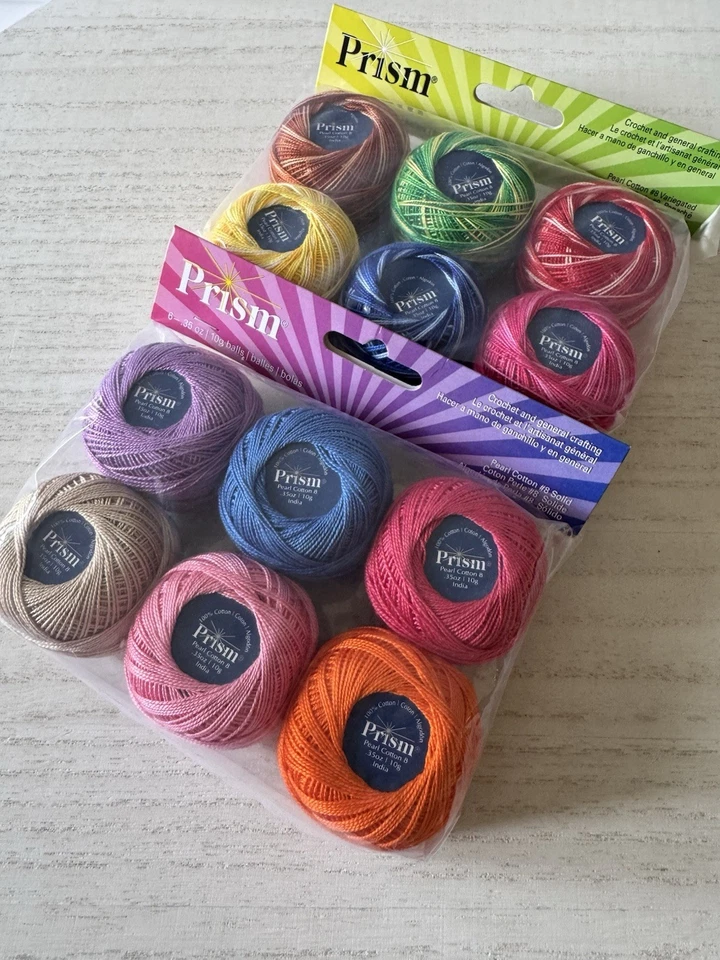 DMC Prism Pearl Cotton Thread~Size 8~Assorted Solid and Variegated Colors Set - Image 4 of 4
