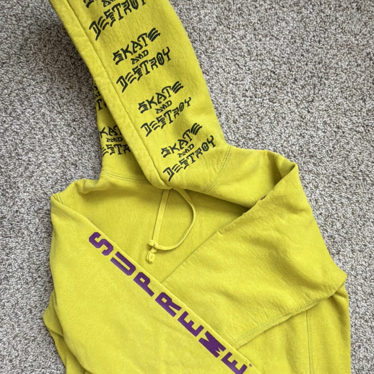 Supreme Yellow Hoodies for Men for Sale | Shop Men's Athletic