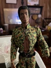 Vintage 1964 Hasbro GI Joe Adventure Team African American Scare Flocked Hair