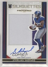 2016 Preferred Rookie Silhouettes Prime Gold 3/25 Sterling Shepard #80 Auto 02pb