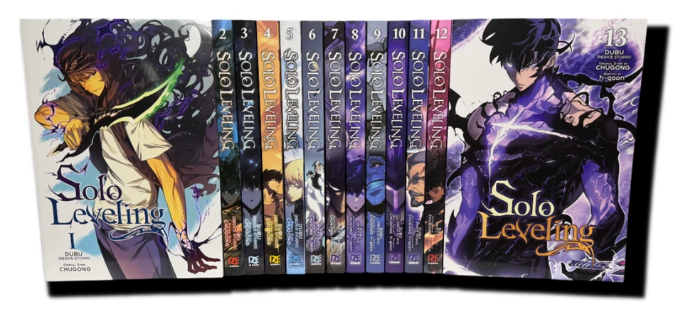 Solo Leveling Volumes 1-13 Complete Manga Set English NEW Official Yen Press!