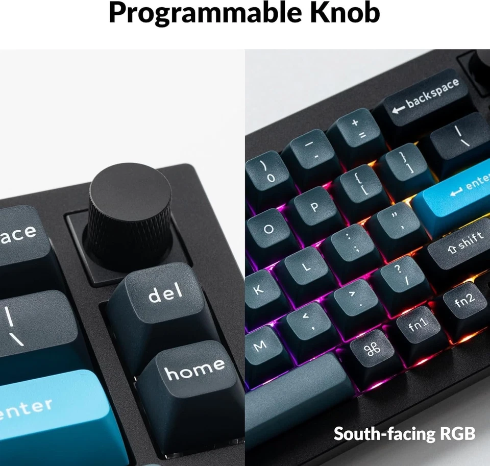 Keychron Q2 Pro Custom Mechanical Keyboard ISO UK Layout, Full Metal QMK Wireles - Image 4 of 4