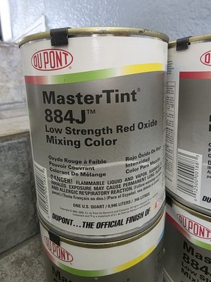 1 U.S. Quart DuPont Cromax Axalta MasterTint 884J LOw Strength Red Oxide