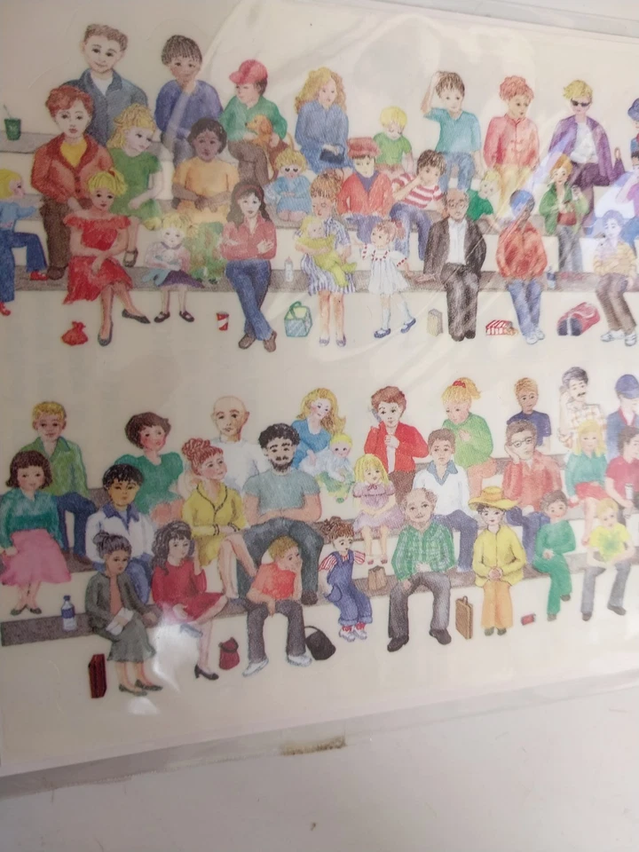 Наклейки на границу для скрапбукинга Sandylion Horizons Audience бескислотные 12 дюймов PHSB18 новые нераспакованные - Изображение 3 из 4