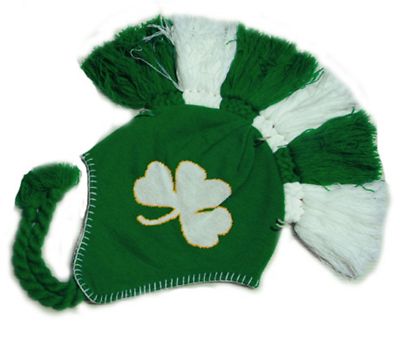 NWT NEW IRISH AVIATOR KNIT SKI WINTER MOHAWK HAT BEANIE CAP