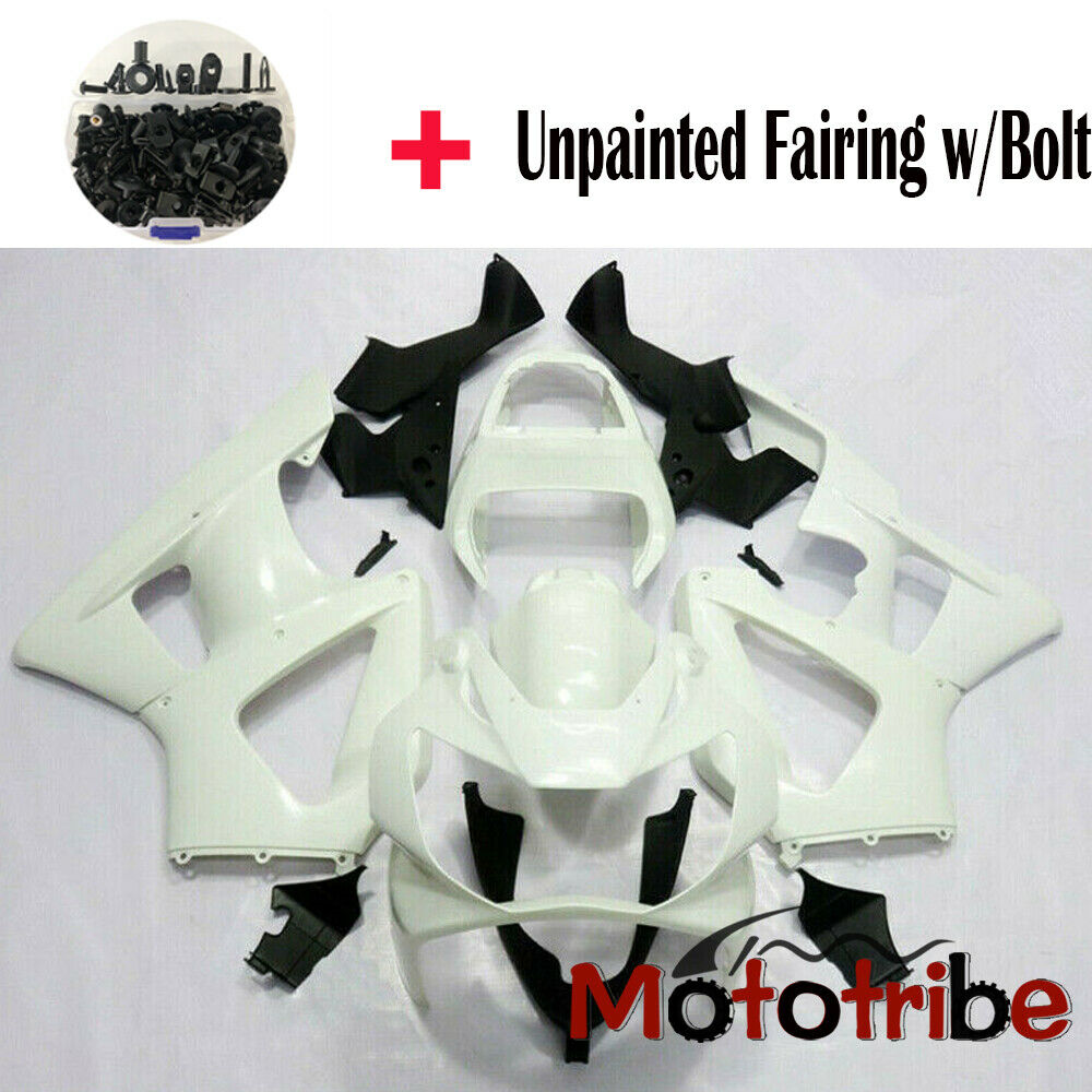 Unpained Fairing Kit ABS Injection Bodywork + Bolts For Honda CBR929RR 2000-2001