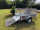 New Apache 6X4 Trailer With Cage Kit Heavy Duty Rear Loading Ramp GVW 750KG