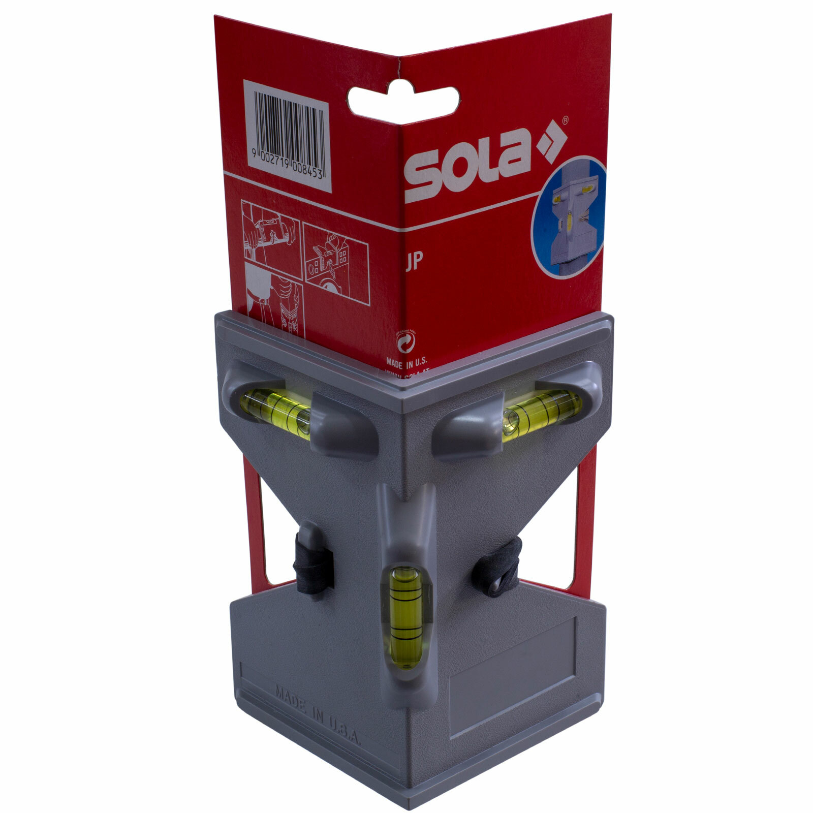 BGS Pfosten-Winkel-Wasserwaage - Mit Magneten Für Einfaches Ausrichten