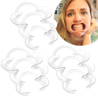 Retractor de Mejillas Dental Abre Bocas Autoclavable en Forma de C para Dental