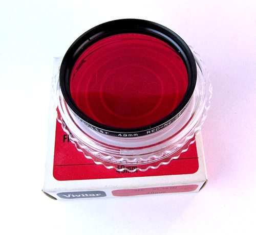Vivitar Photo Filter 49mm Red 25A NEW - Picture 2 of 2