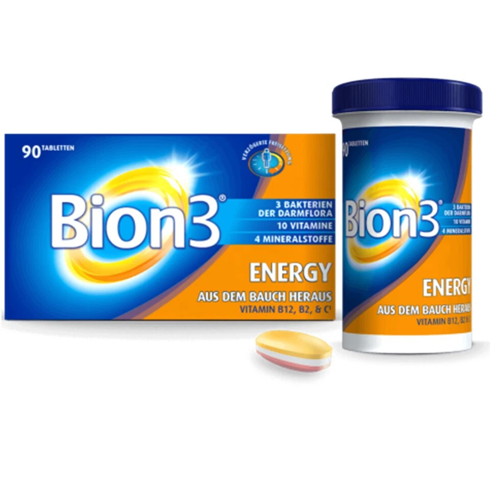 BION 3 Energy Tabletten 90 Stück PZN 18010743 plus Probe