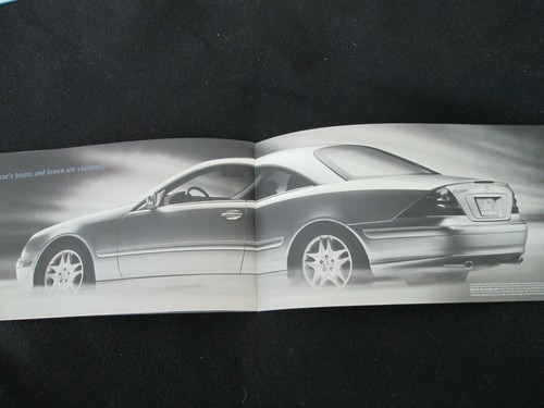 2000 Mercedes Benz CL-class Sales Brochure W215 CL500 500 Large US Catalog - Picture 4 of 4