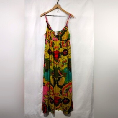 Vasna Artsy Dress Women's M Multicolor Bobo Retro 90s Y2K