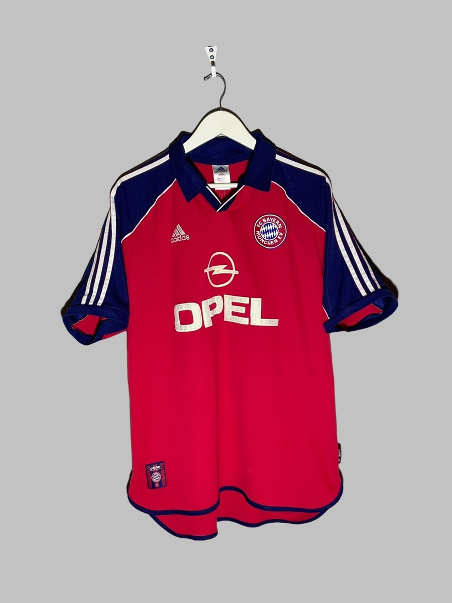 adidas - バイエルン・ミュンヘン 2000-2001 CL ユニフォーム Bayern Munich Adidas 2000/01 Vintage Football Shirt Soccer