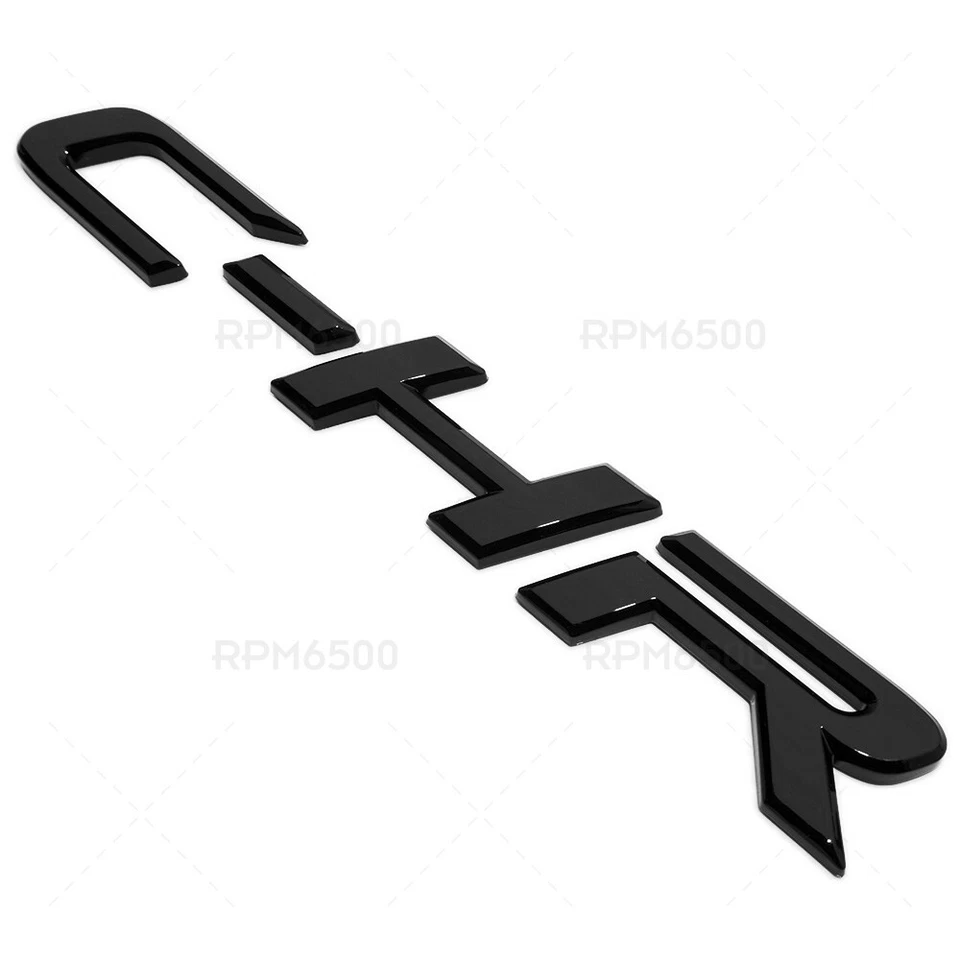 Toyota C-HR Rear Liftgate Nameplate Letter Logo Emblem Badge Sport Gloss Black - Image 3 of 4