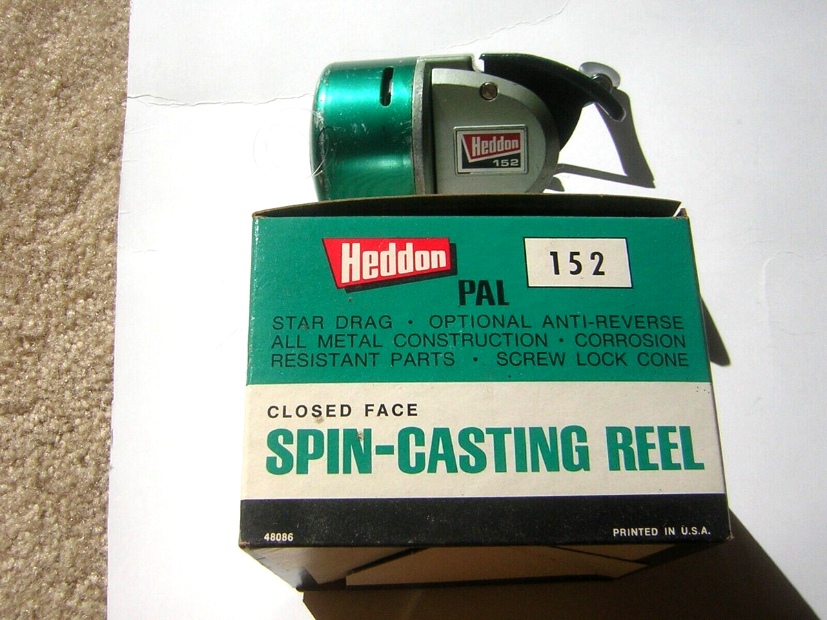 Vintage Heddon Model 152 SpinCast Reel with Heddon Box | eBay Vintage Heddon Model 152 SpinCast Reel with Heddon Box | eBay