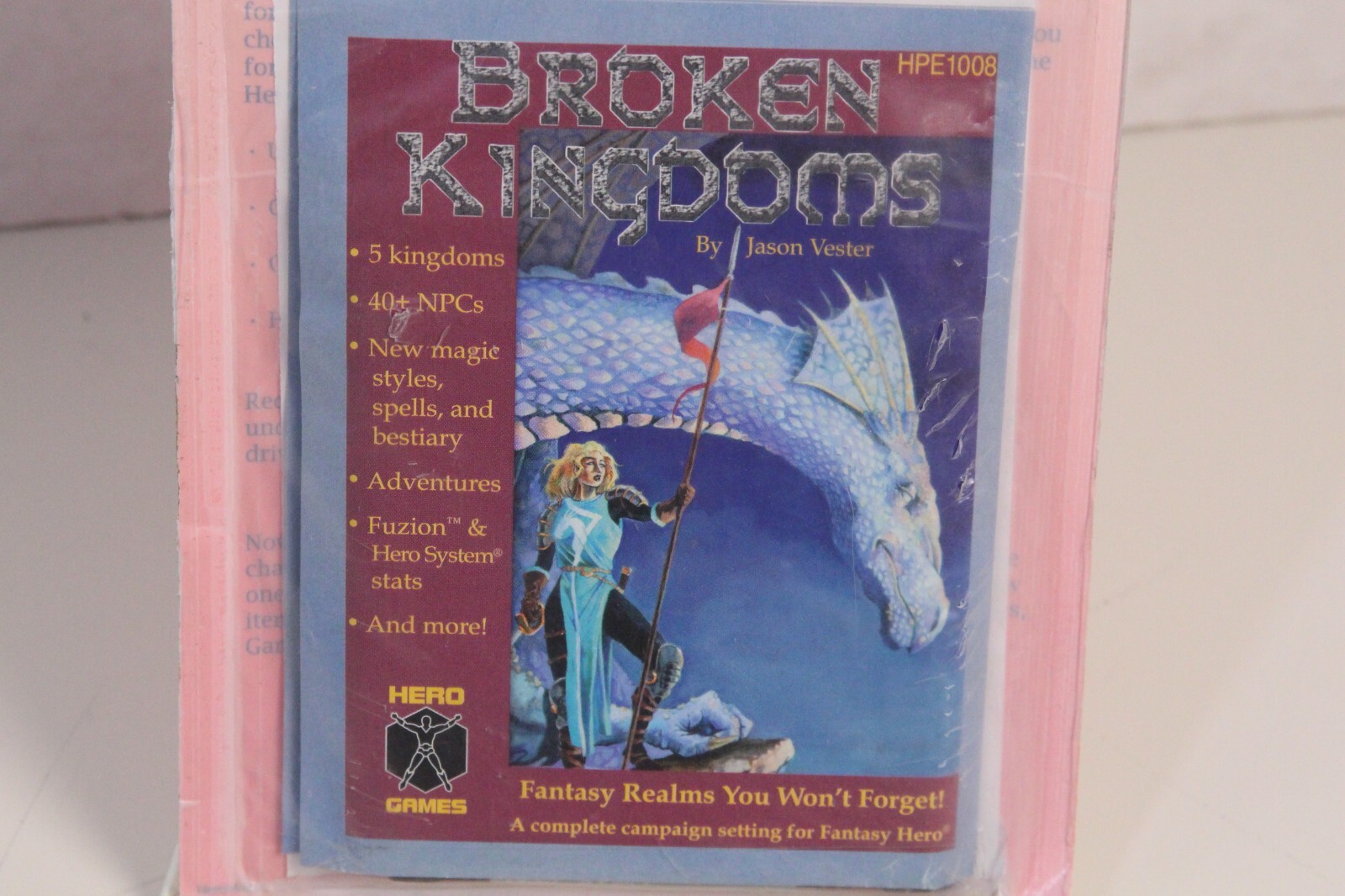 Broken Kingdoms 3" Floppy Disc Hero Plus Software Fantasy Game Factory ...
