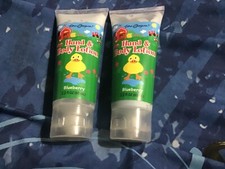 2 time Eagain hand and body lotion blueberry 2.2 oz each