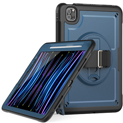 Armor For Apple iPad Pro 11 M5 /Air 13 M4 2026 360 Rotate Hand Strap Case