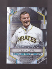 2021 Bowman Chrome Draft HENRY DAVIS Bowman Draft Night Insert Pirates BDN-1