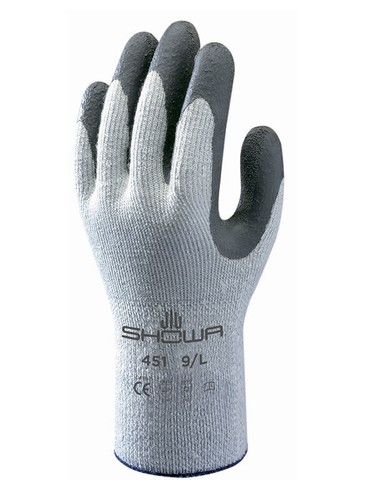 5 x SHOWA 451 Gants Thermiques Hiver Chaud Froid Poignée Latex Palmier enduit Jardinage - Photo 3 sur 5