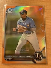2022 Bowman Chrome National Convention Orange Refractor CARLOS COLMENAREZ 4/25