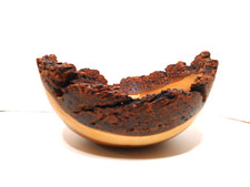 Iron Bark Eucalyptus Bowl Handmade Natural Edge EDH 2016 10" x 9" x 5.5"