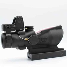 💫4x32 Trijicon Acog Clone RMR Red Dot GREEN Chevron Scope Killflash EmbosS Logo