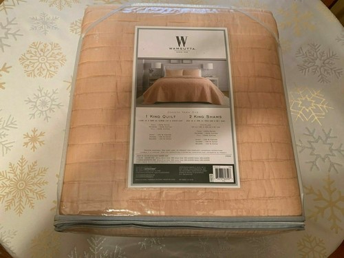 Wamsutta Dakota 3-Piece King Quilt Set in Clay - Picture 4 of 6