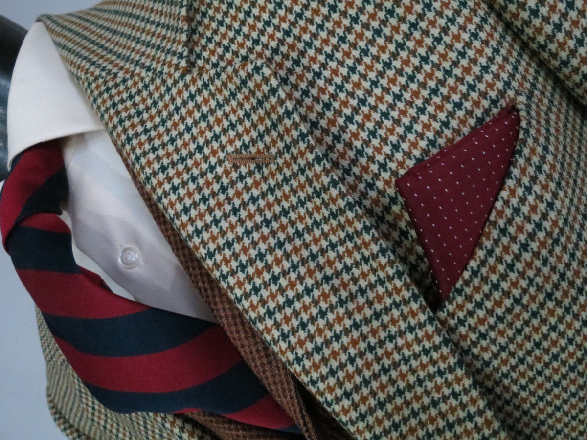 J.C Twidd English Tailoring hounds tooth tweed Corduroy elbow