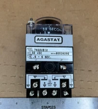 Agastat Rohr Door 32VDC .5 to 5 Sec Time Delay Relay, PN: 7022VBI2