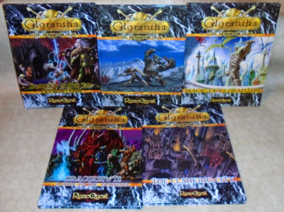 Glorantha The Second Age: Hardcover Supplement Book Lot (x5) Runequest RPG