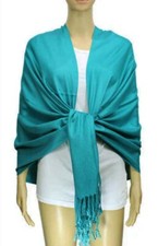 New Elegant Soft Long PASHMINA SCARF/WRAP/SHAWL-- Teal