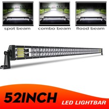 3000w 52inch Dual Row Led Light Bar Flood Spot Car Offroad Driving Lamp 5054