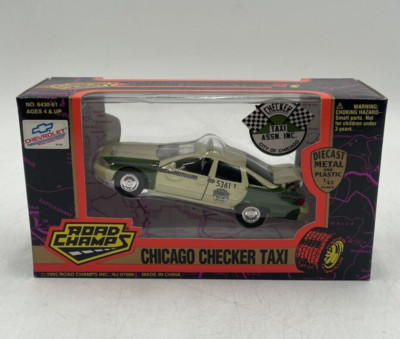 1995 Road Champs 1:43 Scale Diecast Chevrolet Chicago Checker Texi No. 6430-61
