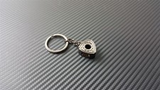 P2M Phase 2 Metal Valve Cover Keychain for Mazda 13B RX7 RX8 Rotary Black Chrome